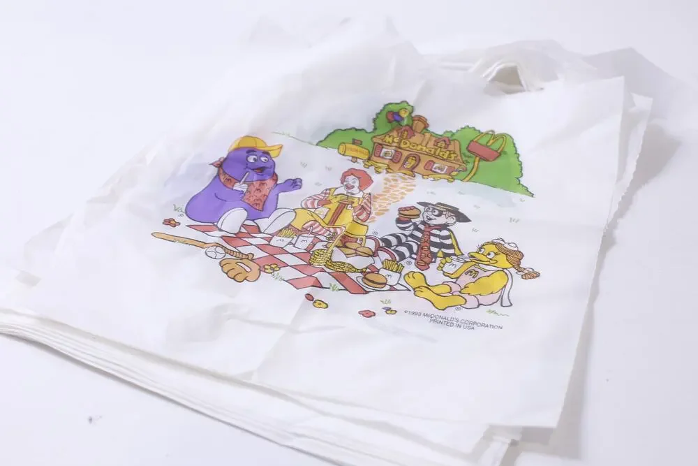 McDonald's, 1993, Plastic Child's Bibs Lot, Set of 17, Party~ 250223-SHC SHC-005